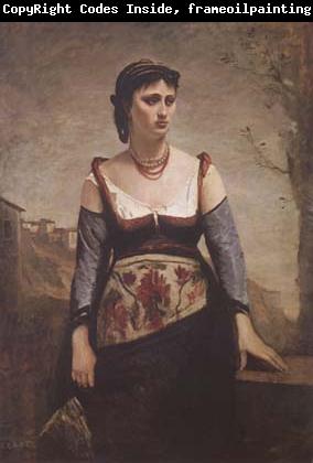 Jean Baptiste Camille  Corot Agostina (mk11)